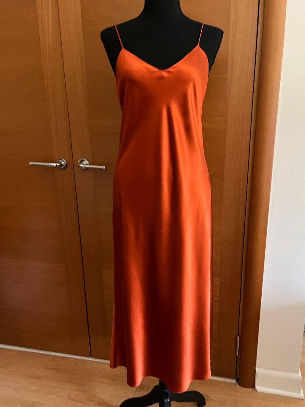 Polo Ralph Lauren Luxe Mulberry Silk Sz. 6 Slip Dress NWOT - Picture 1 of 10